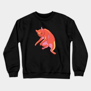 Drunk Cat Crewneck Sweatshirt